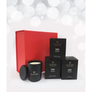 Gift Box z pudełkiem damski: świeca x3 500, 585, 596 + pudełko